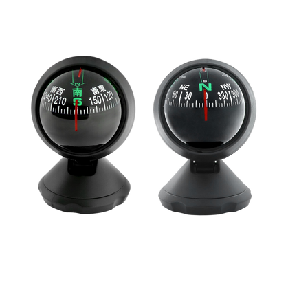 Car-mounted compass ball