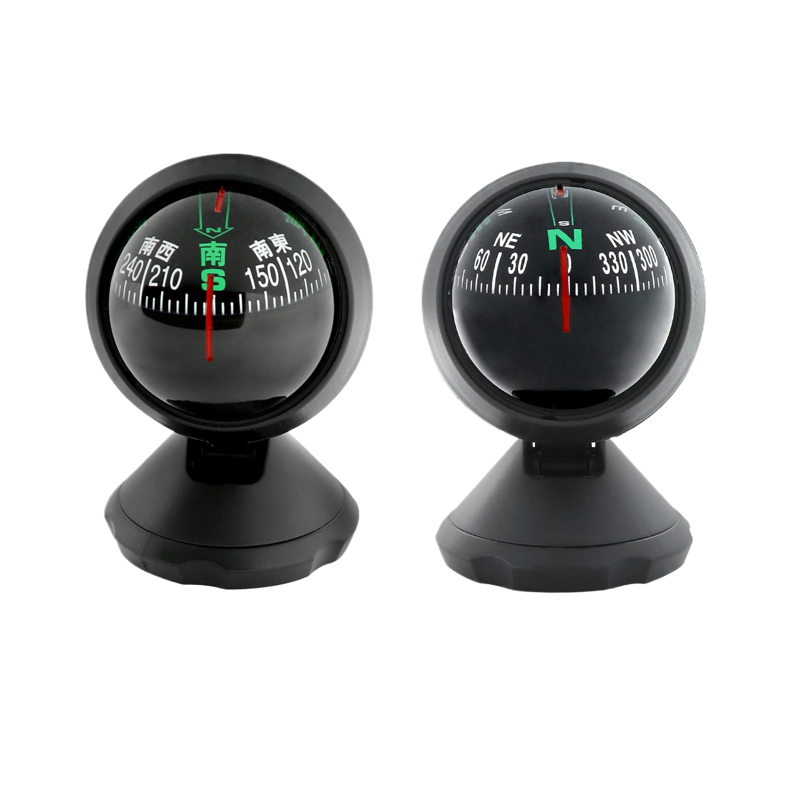 Car-mounted compass ball