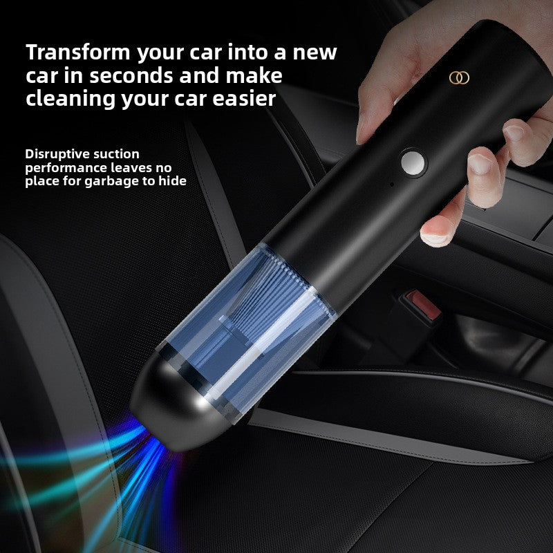 Car-Mounted Direct-Plug Vacuum Cleaner with Wireless Charging