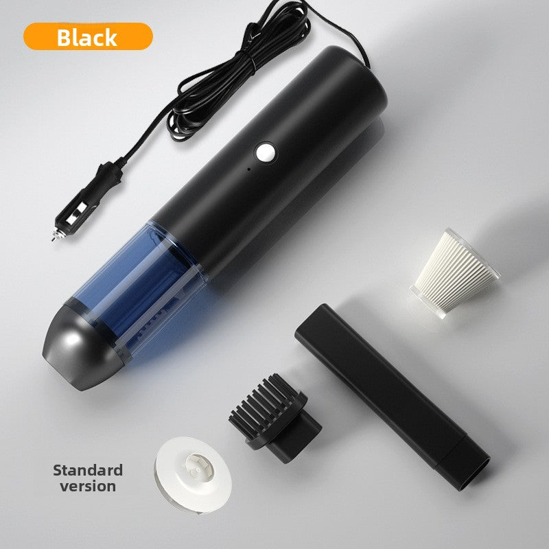 Car-Mounted Direct-Plug Vacuum Cleaner with Wireless Charging