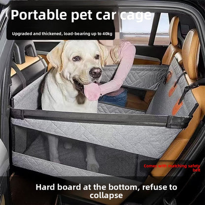 Car-Mounted Dog Bed for Large Dogs Rear Seat Pet Bed Mat