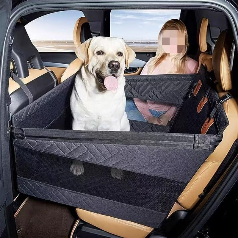 Car-Mounted Dog Bed for Large Dogs Rear Seat Pet Bed Mat