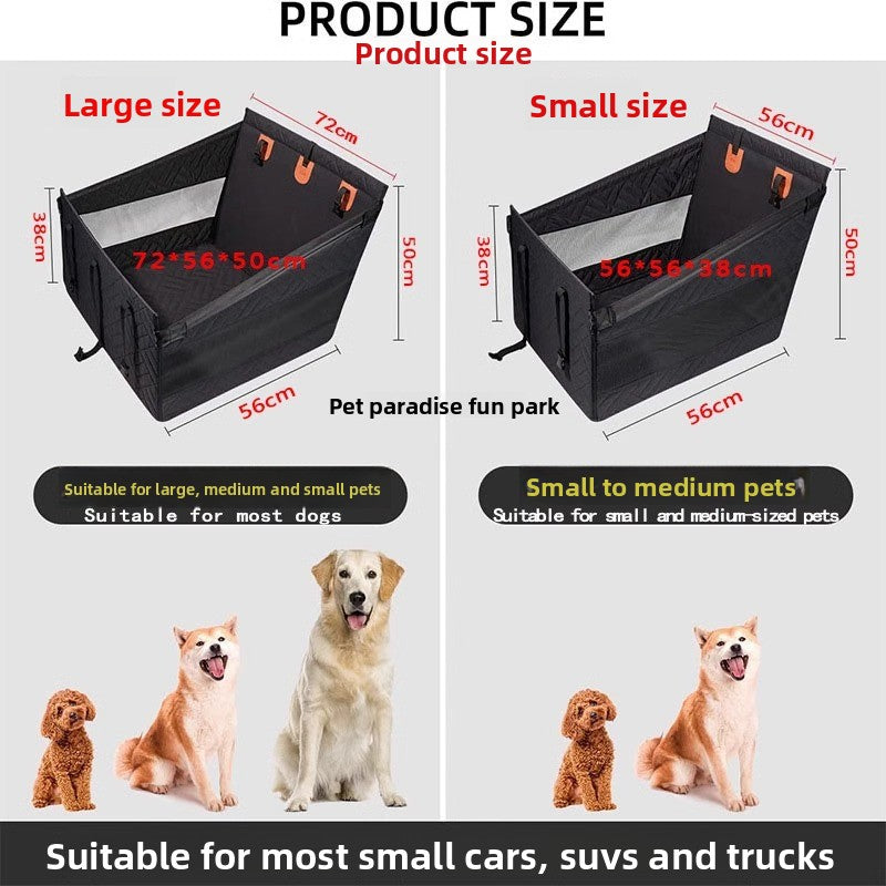 Car-Mounted Dog Bed for Large Dogs Rear Seat Pet Bed Mat
