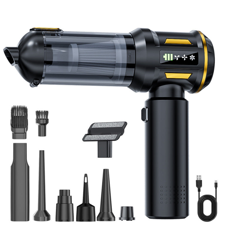 Car-Mounted Dual-Purpose Vacuum Cleaner with Digital Display