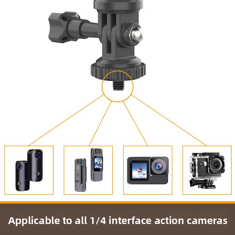 Car-mounted fixed base for camera and mobile phone