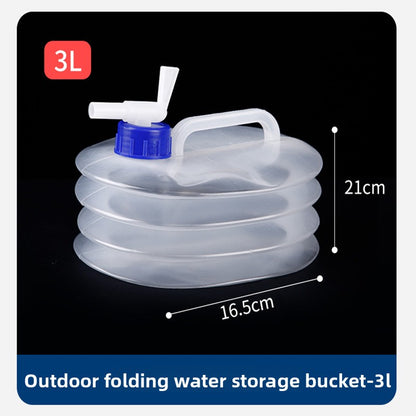 Car-mounted folding bucket