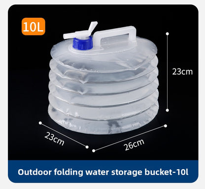 Car-mounted folding bucket