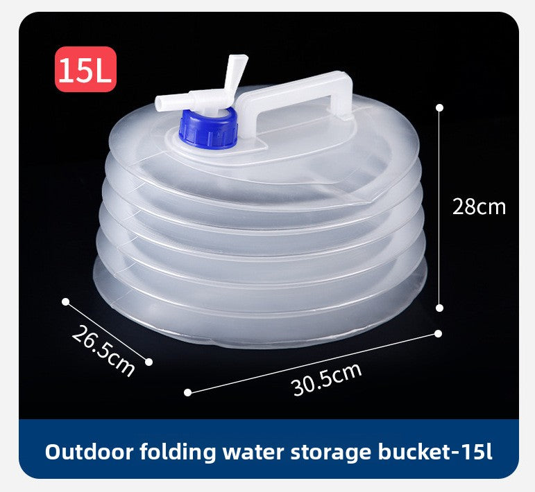 Car-mounted folding bucket