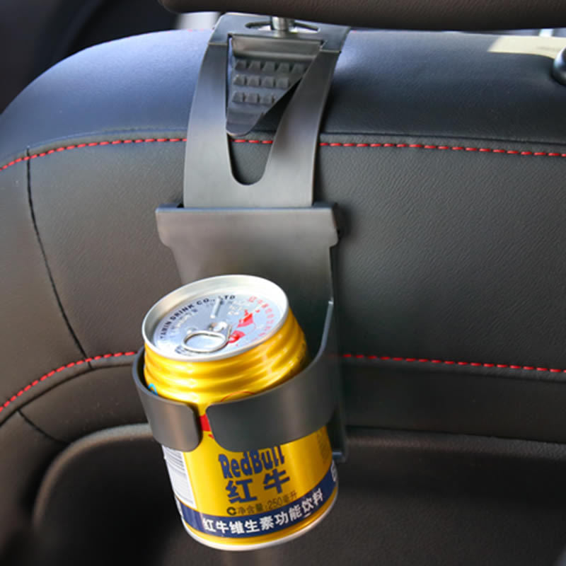 Car-mounted folding cup holder