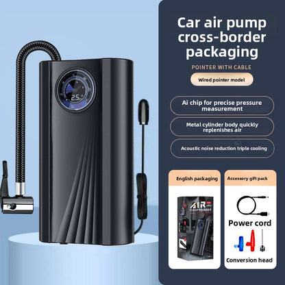 Car-mounted handheld inflation pump