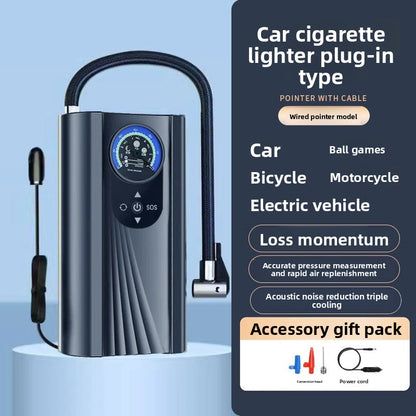 Car-mounted handheld inflation pump