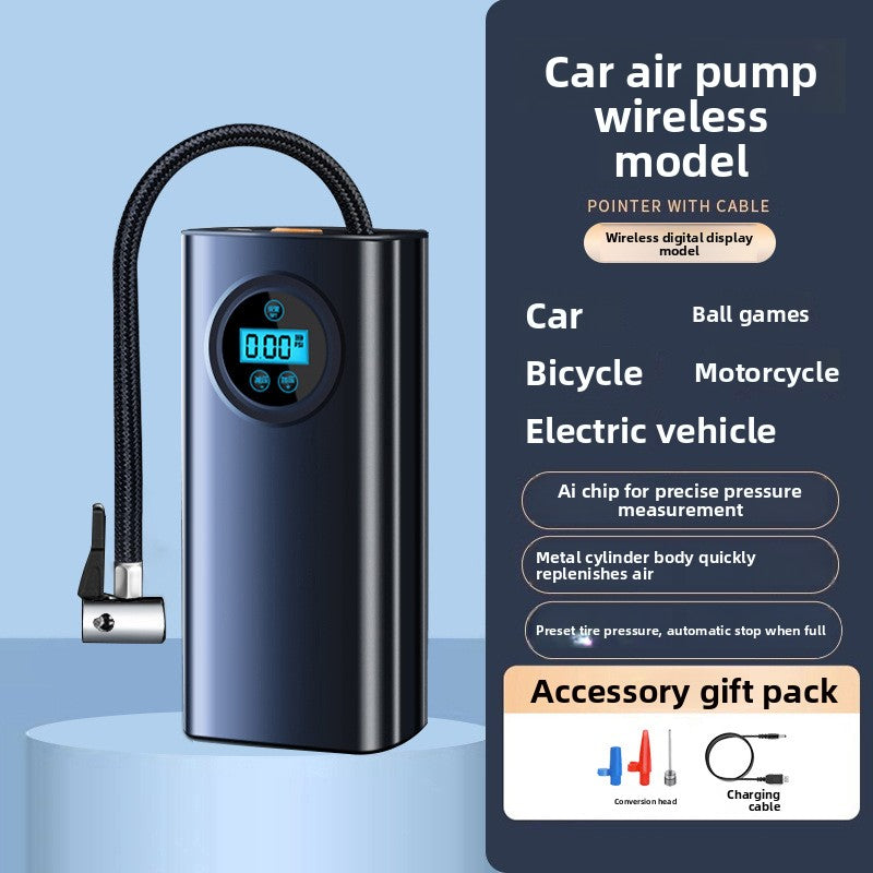 Car-mounted handheld inflation pump