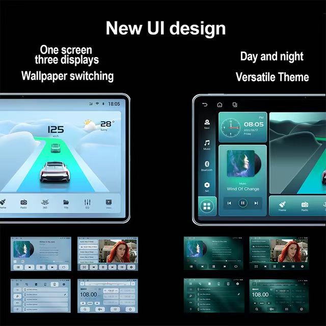 Car-mounted large-screen navigation GPS