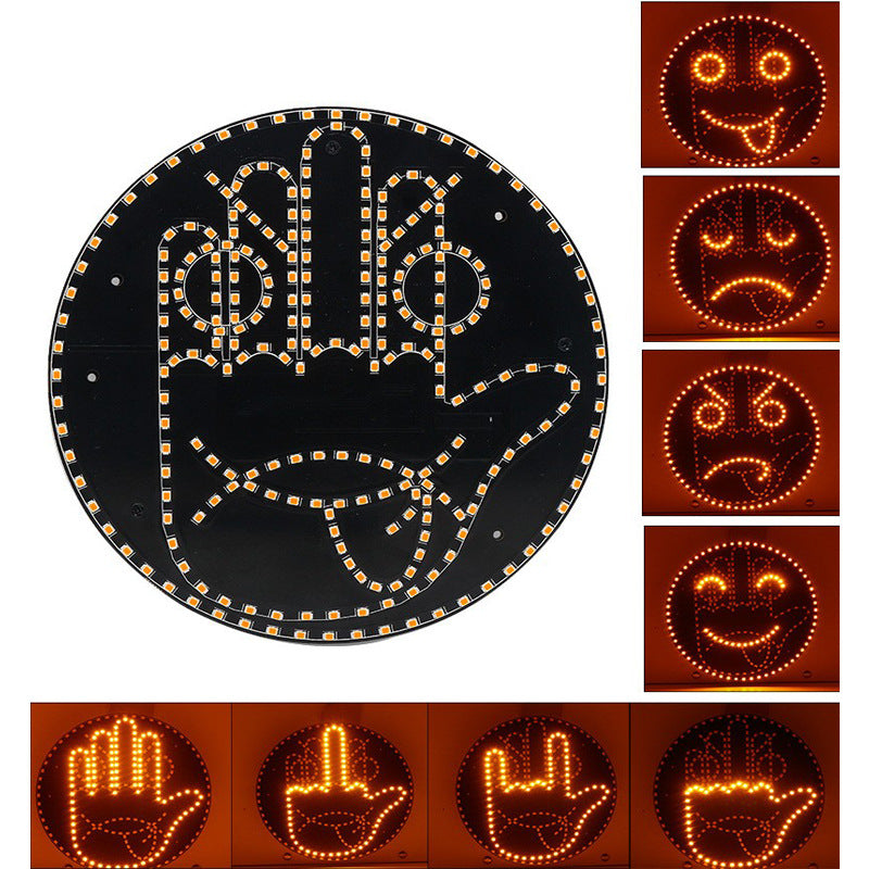 Car-mounted LED Fun Expression Lights