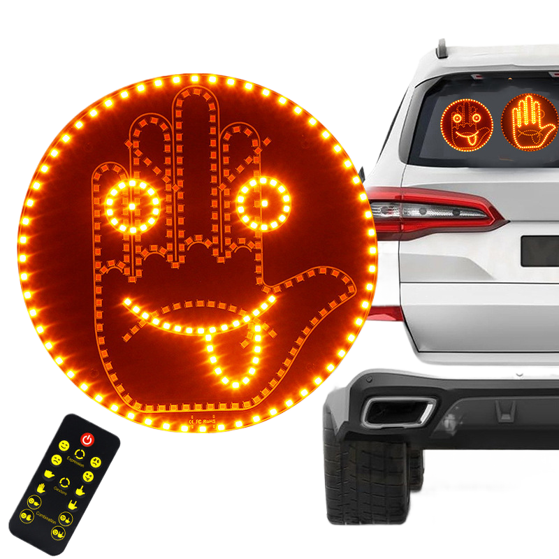 Car-mounted LED Fun Expression Lights