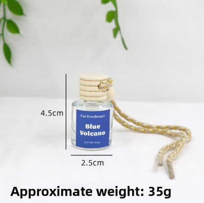 Car-mounted perfume glass bottle