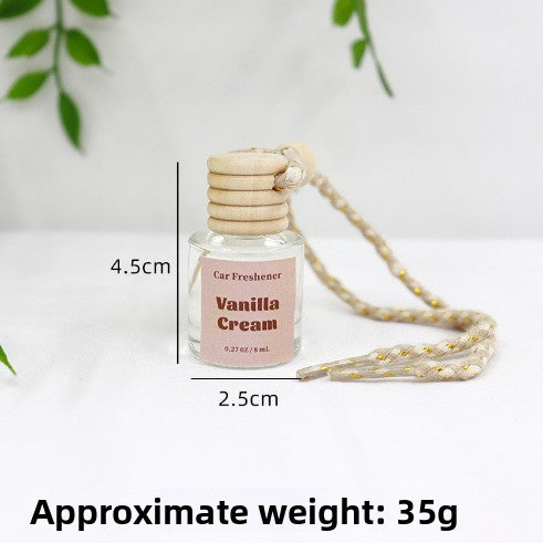 Car-mounted perfume glass bottle