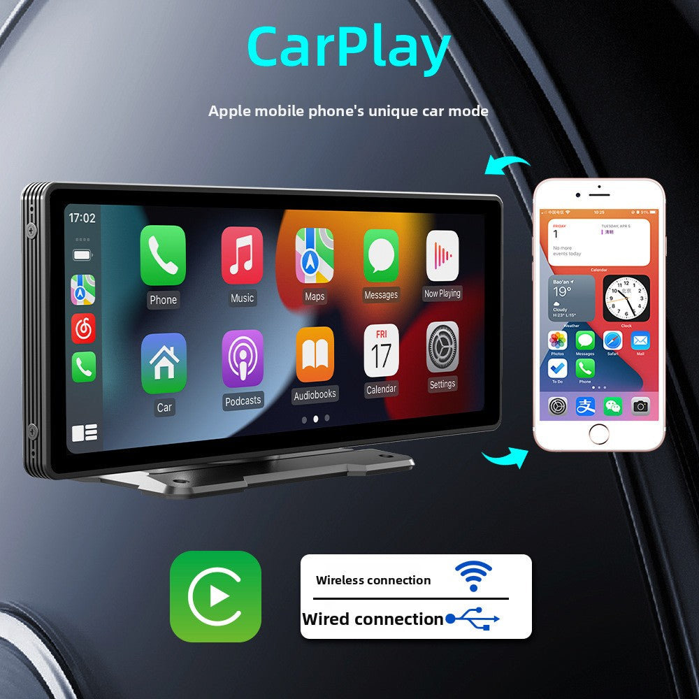 Car-mounted portable screen