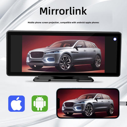 Car-mounted portable screen