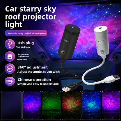 Car Mounted Starry Sky Projection Light