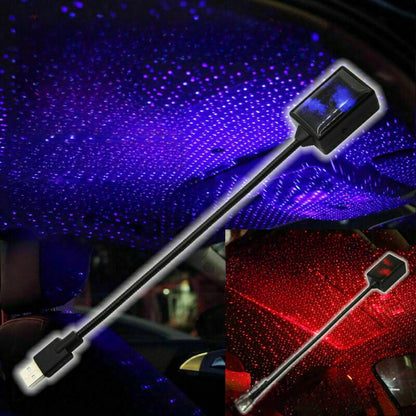 Car-mounted starry USB atmosphere light