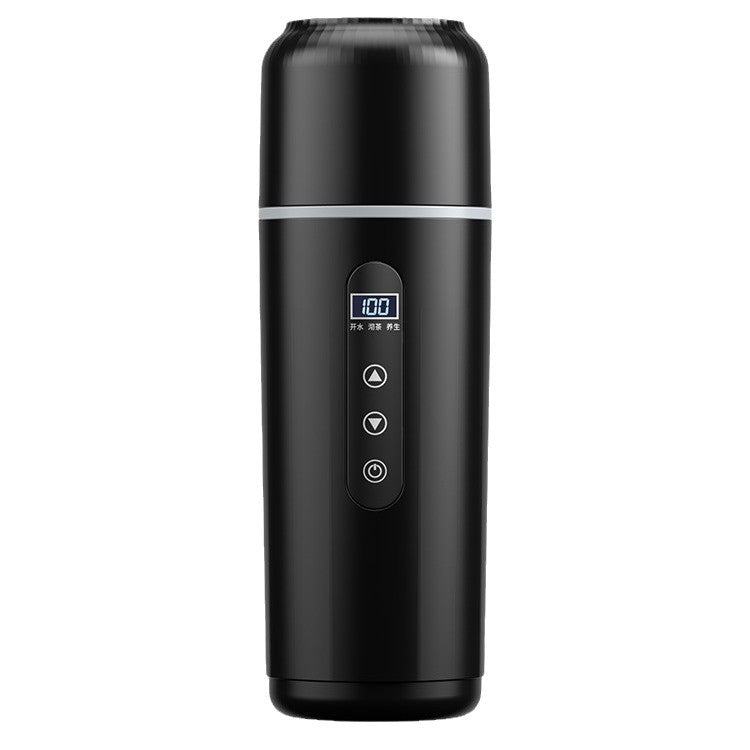 Car-mounted water bottle with boiling water function
