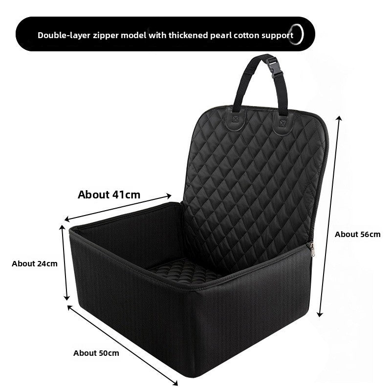 Car Pet Seat Cover Waterproof Oxford Fabric Rear Seat Dog Mat