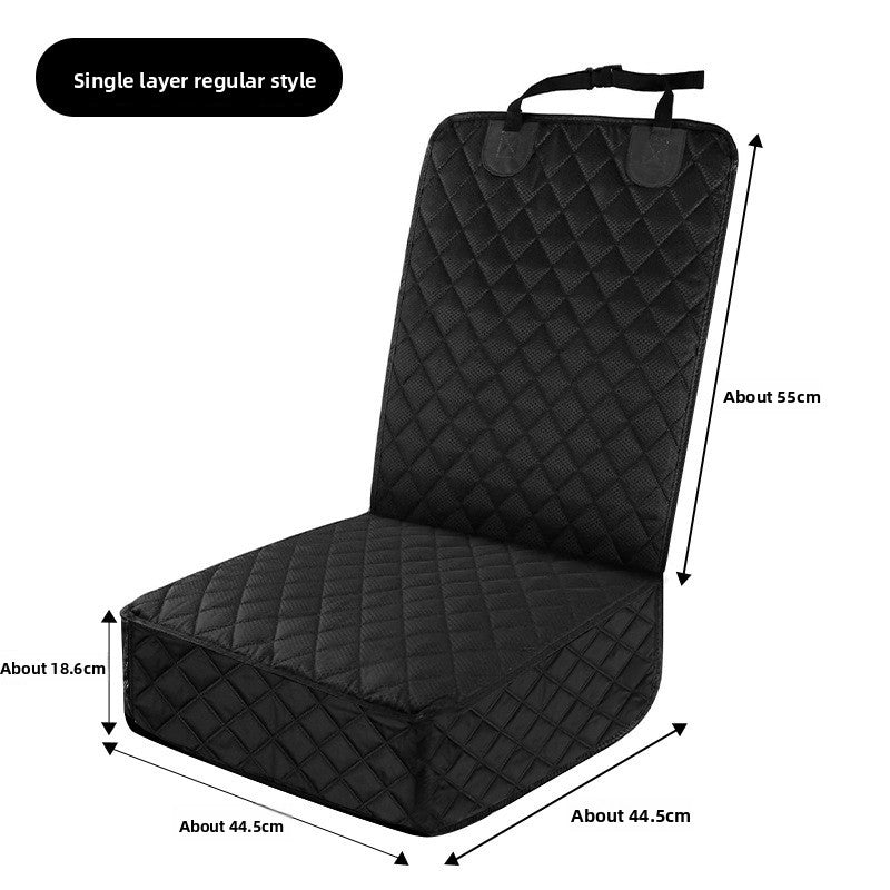 Car Pet Seat Cover Waterproof Oxford Fabric Rear Seat Dog Mat