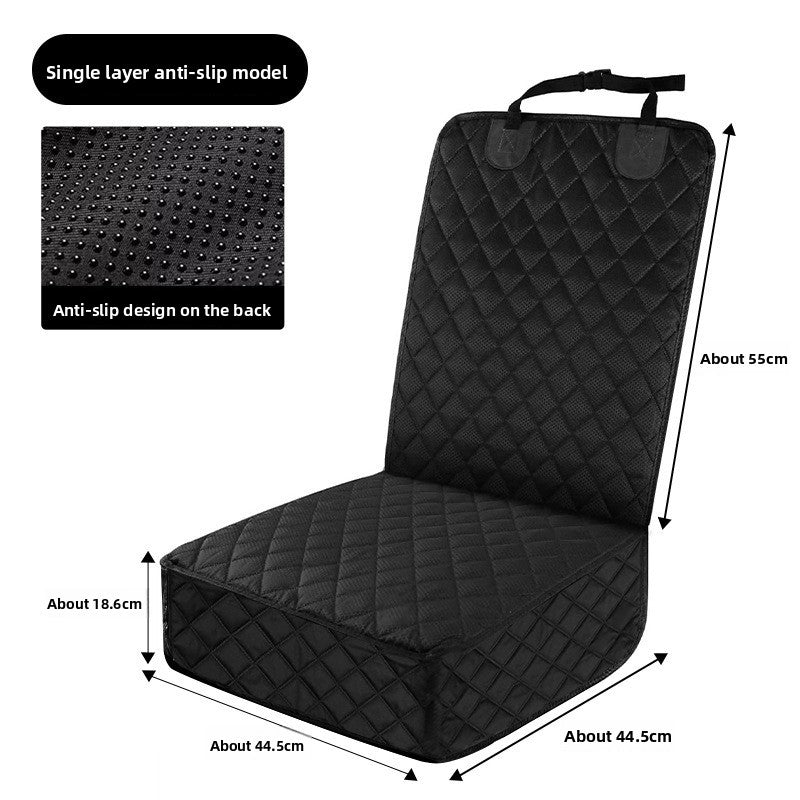Car Pet Seat Cover Waterproof Oxford Fabric Rear Seat Dog Mat