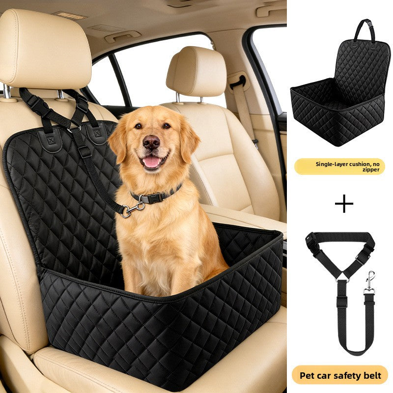 Car Pet Seat Cover Waterproof Oxford Fabric Rear Seat Dog Mat