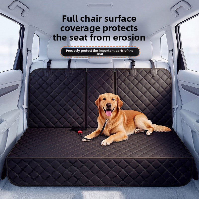 Car Pet Seat Cover Waterproof Oxford Fabric Rear Seat Dog Mat