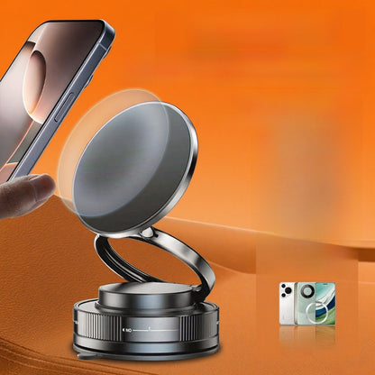 Car Phone Holder with Magnetic Mount and Suction Base