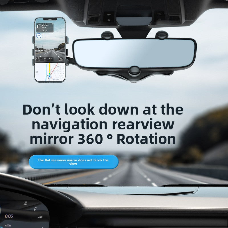 Car phone stand, car rearview mirror