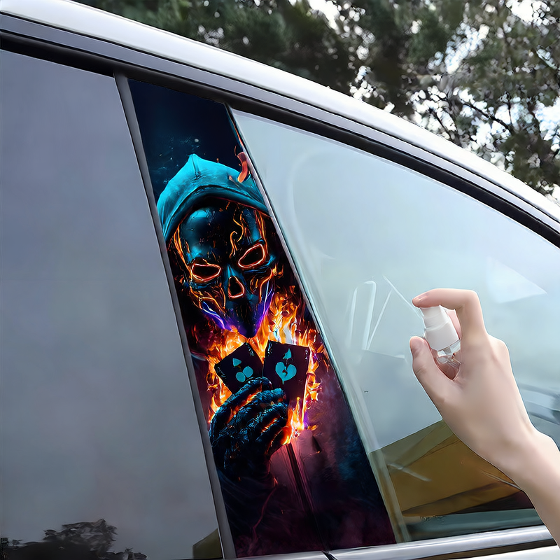 Car pillar sticker