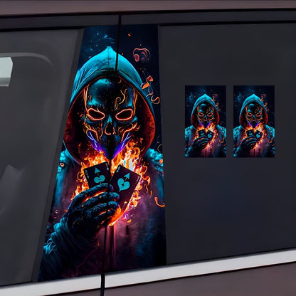 Car pillar sticker