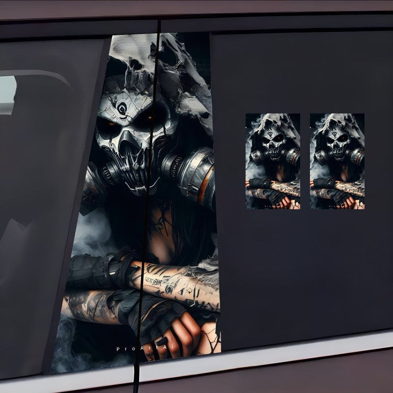 Car pillar sticker