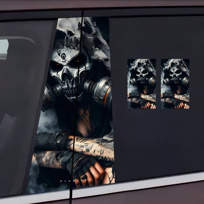 Car pillar sticker