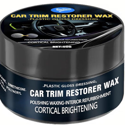 Car Plastic Trim Restorer Wax for Interior Renovation