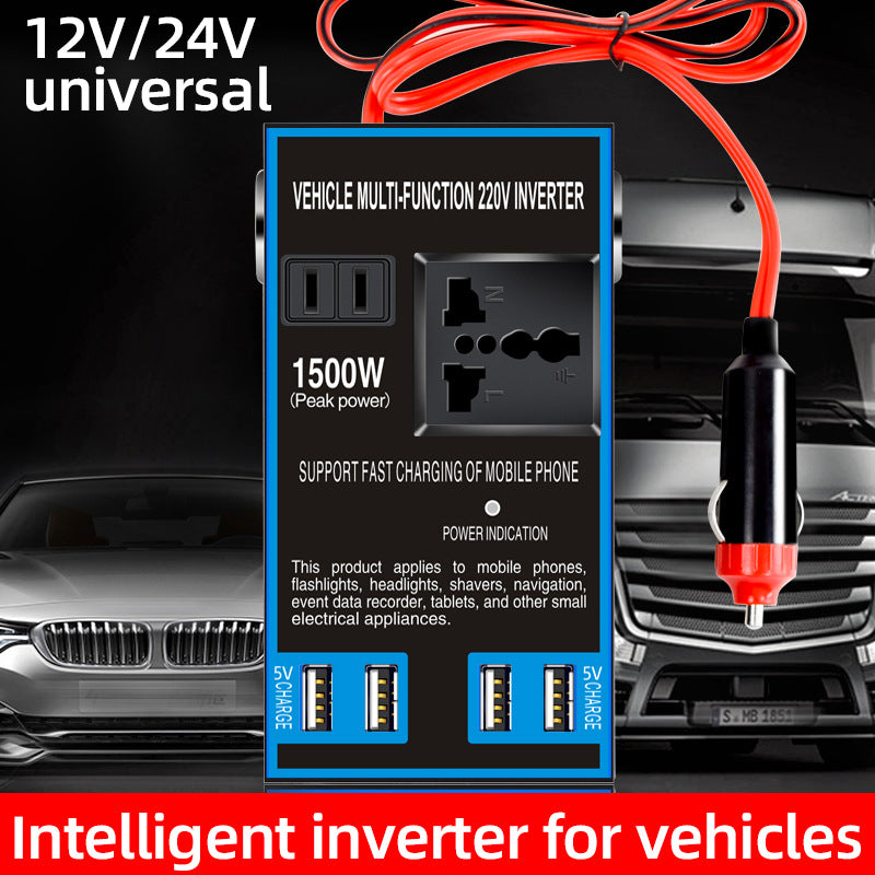 Car Power Inverter Converter with USB Ports