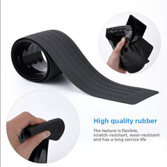 Black car protecstripstive strips