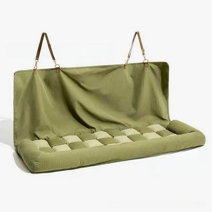 Car Rear Seat Pet Bed, Spliced Dog Bed, Travel Car Mat, Anti-Stain Mat, Dog Mat, Removable, Washable, Waterproof