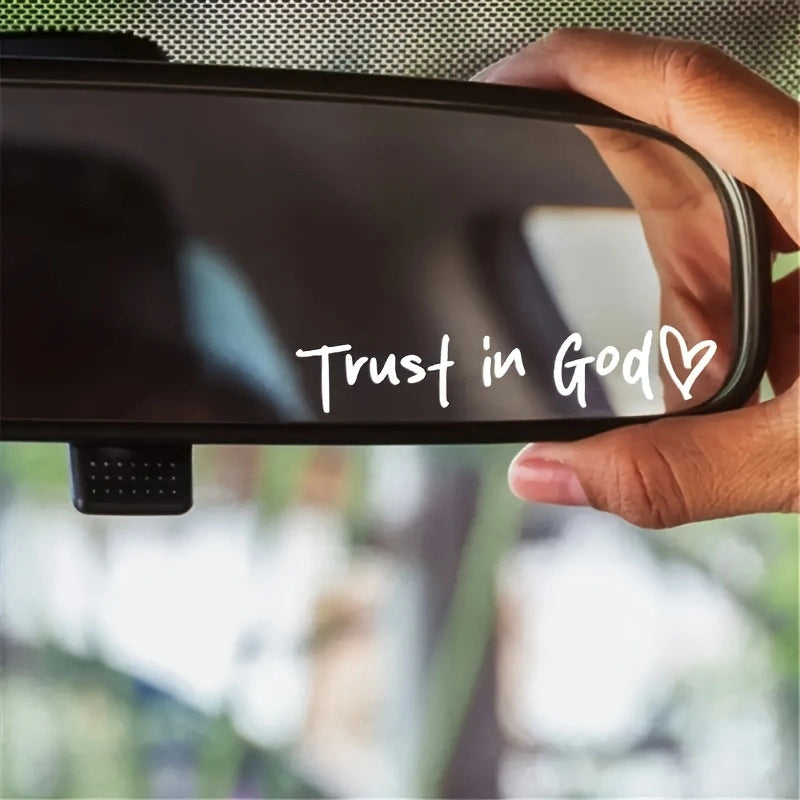Car Rearview Mirror Sticker