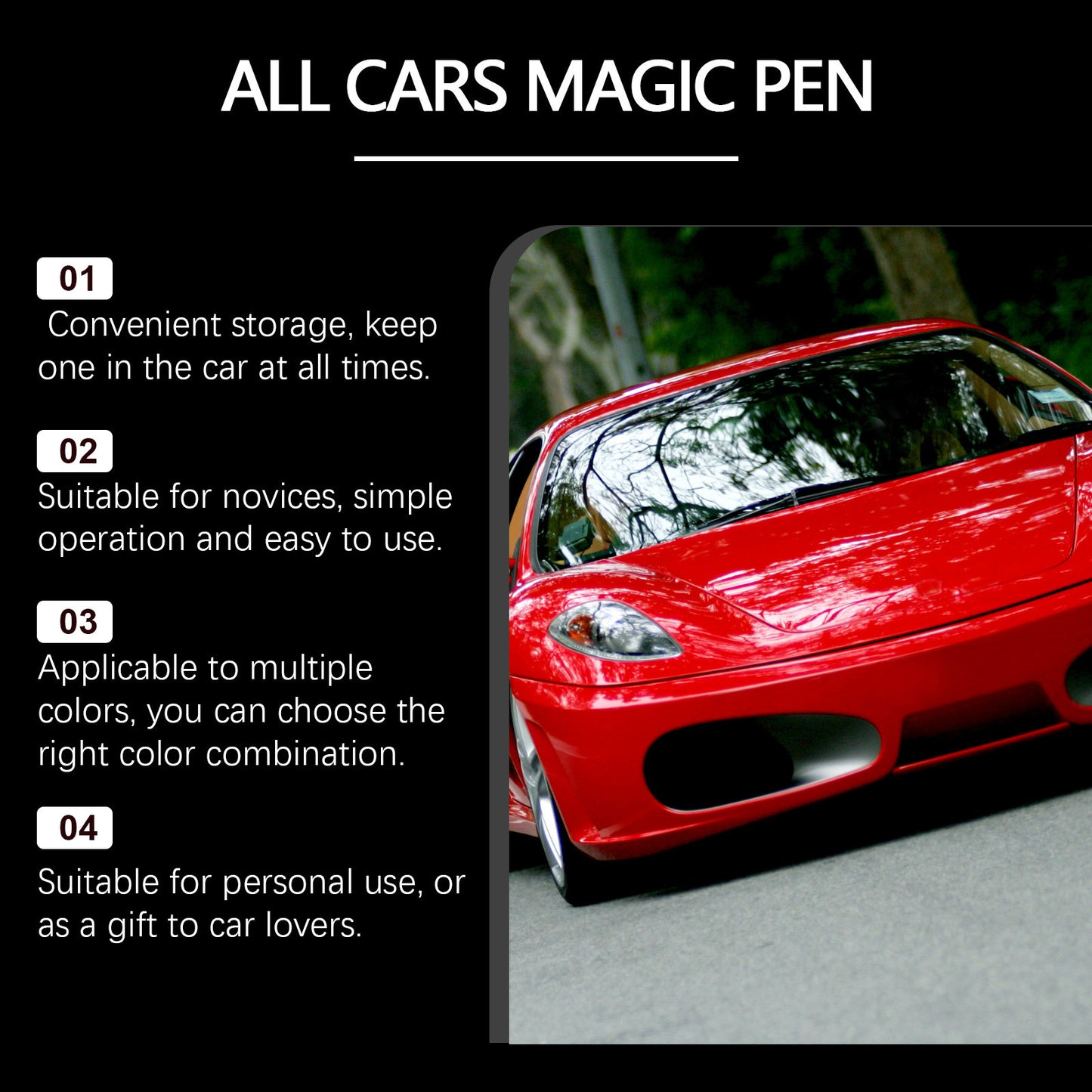 car scratch pen