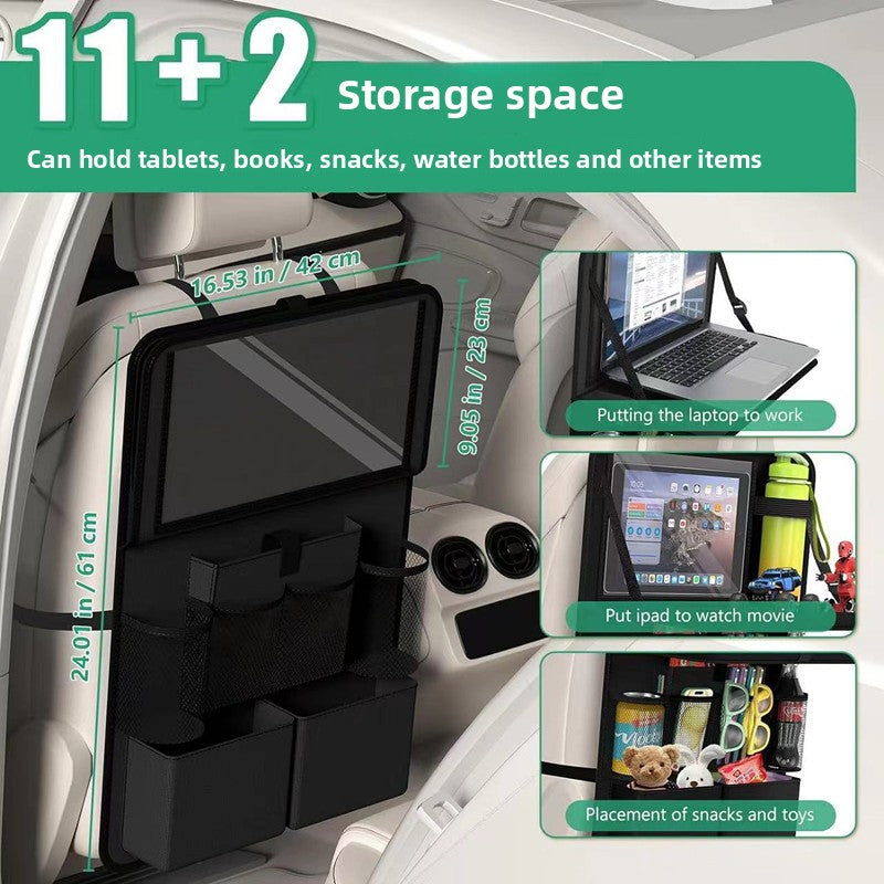 Car seat back storage bag