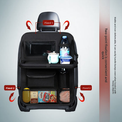 Car seat back storage bag