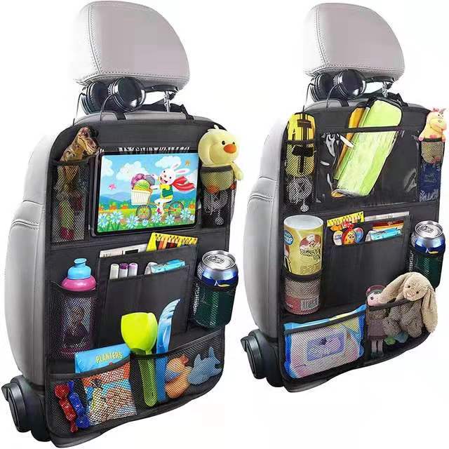 Car seat back storage bag