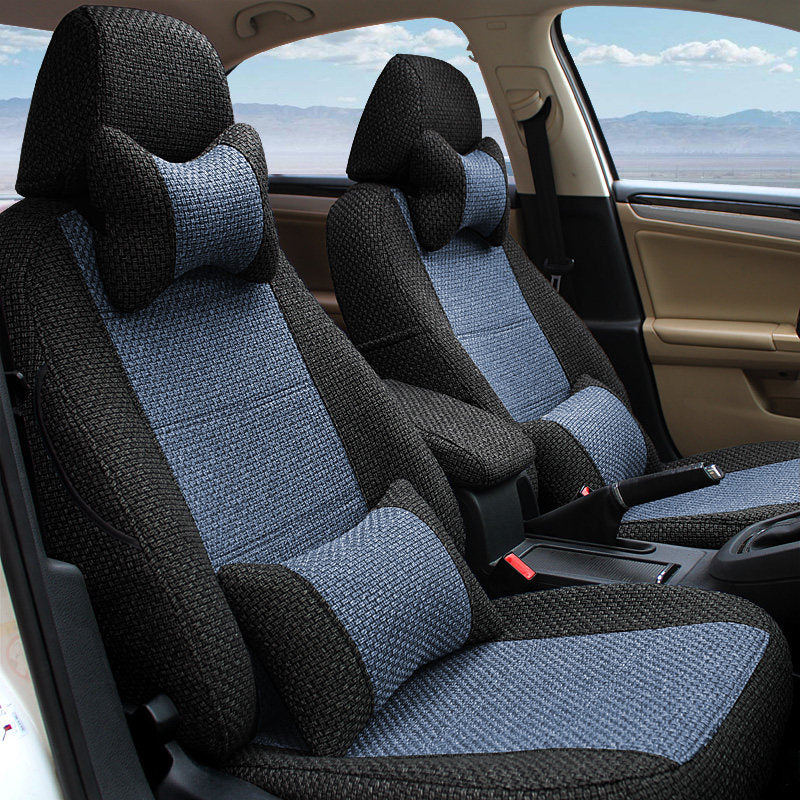 Car Seat Cover Full Protection Linen Blend