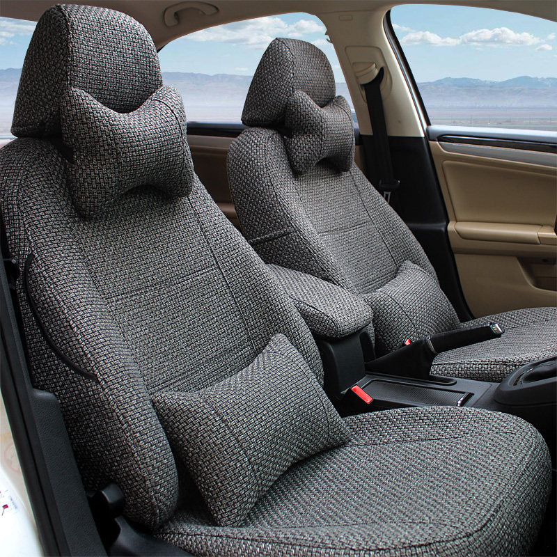 Car Seat Cover Full Protection Linen Blend