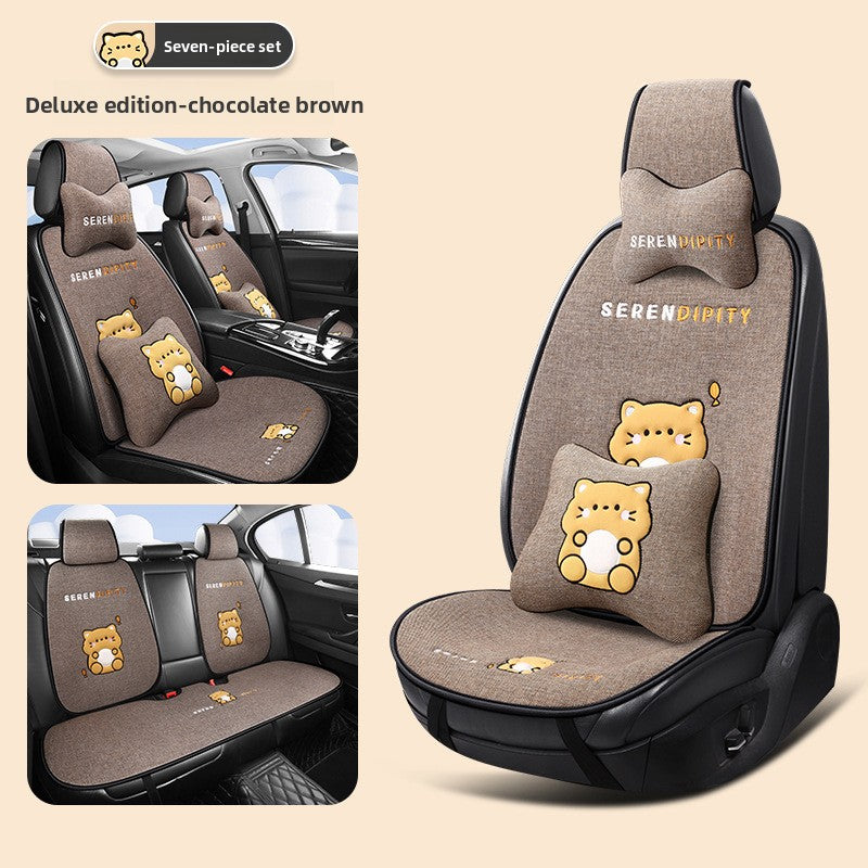 Car seat cushion cartoon seat cushion