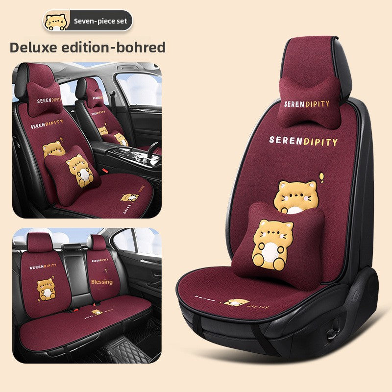 Car seat cushion cartoon seat cushion